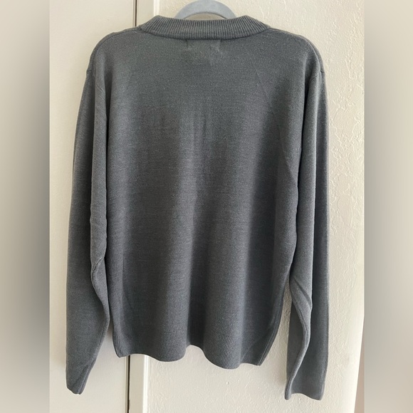 Sag Harbor XL Women’s Grey Long Sleeve Sweater - Picture 5 of 10